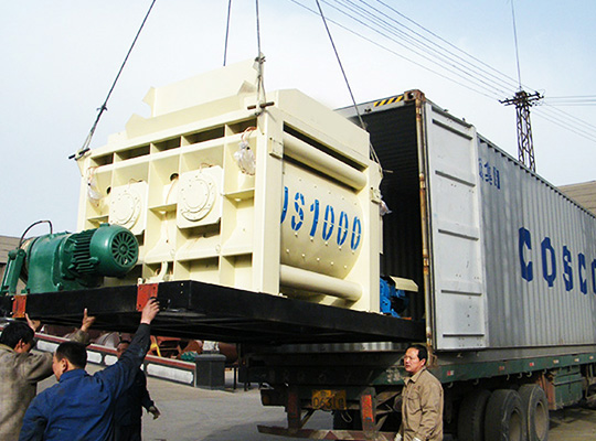Embalaje De AIMIX JS1000 Máquina Concretera